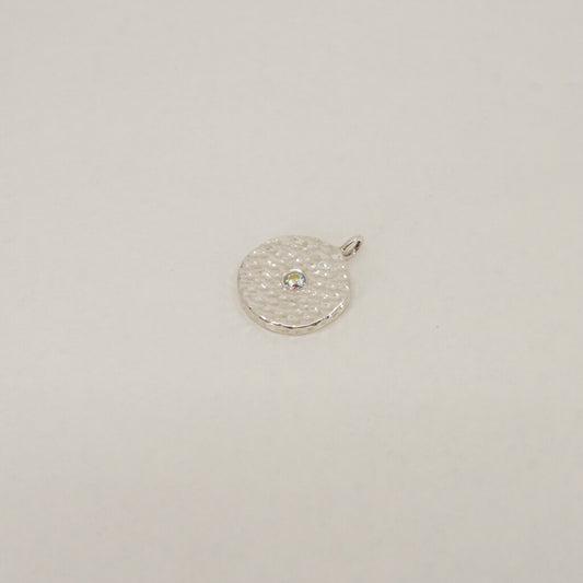 Sterling Silver  / Rainbow Cubic Zirconia / Stellar Luminary Necklace